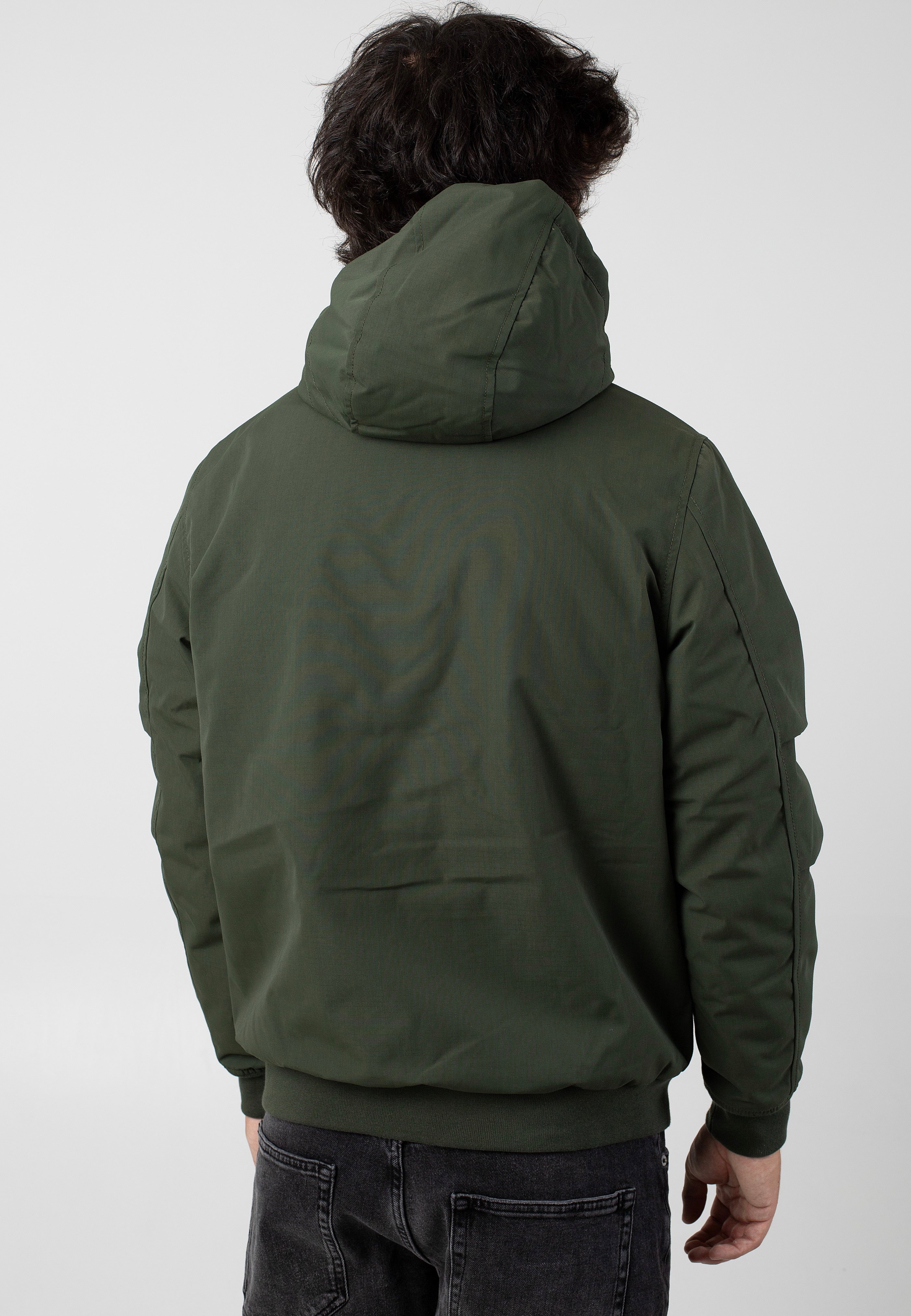 vintage-industries-omega-dark-olive-veste-homme-vert-olive image 4