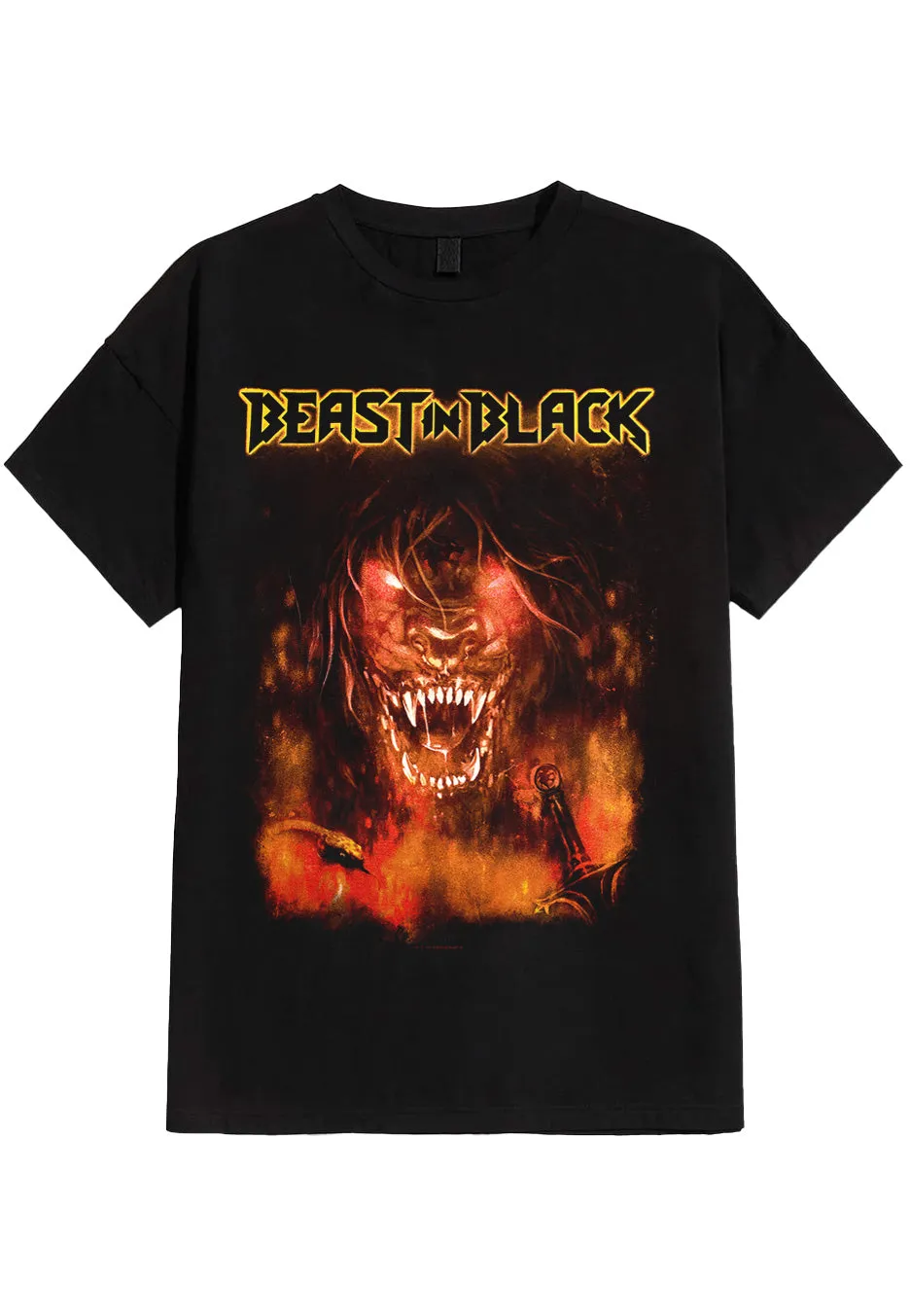 beast-in-black-this-is-war-t-shirt-noir-taille-m image 1