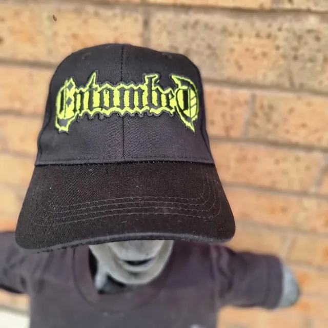 783punx-entombed-casquette-baseball-logo-jaune-phosphorescent image 1