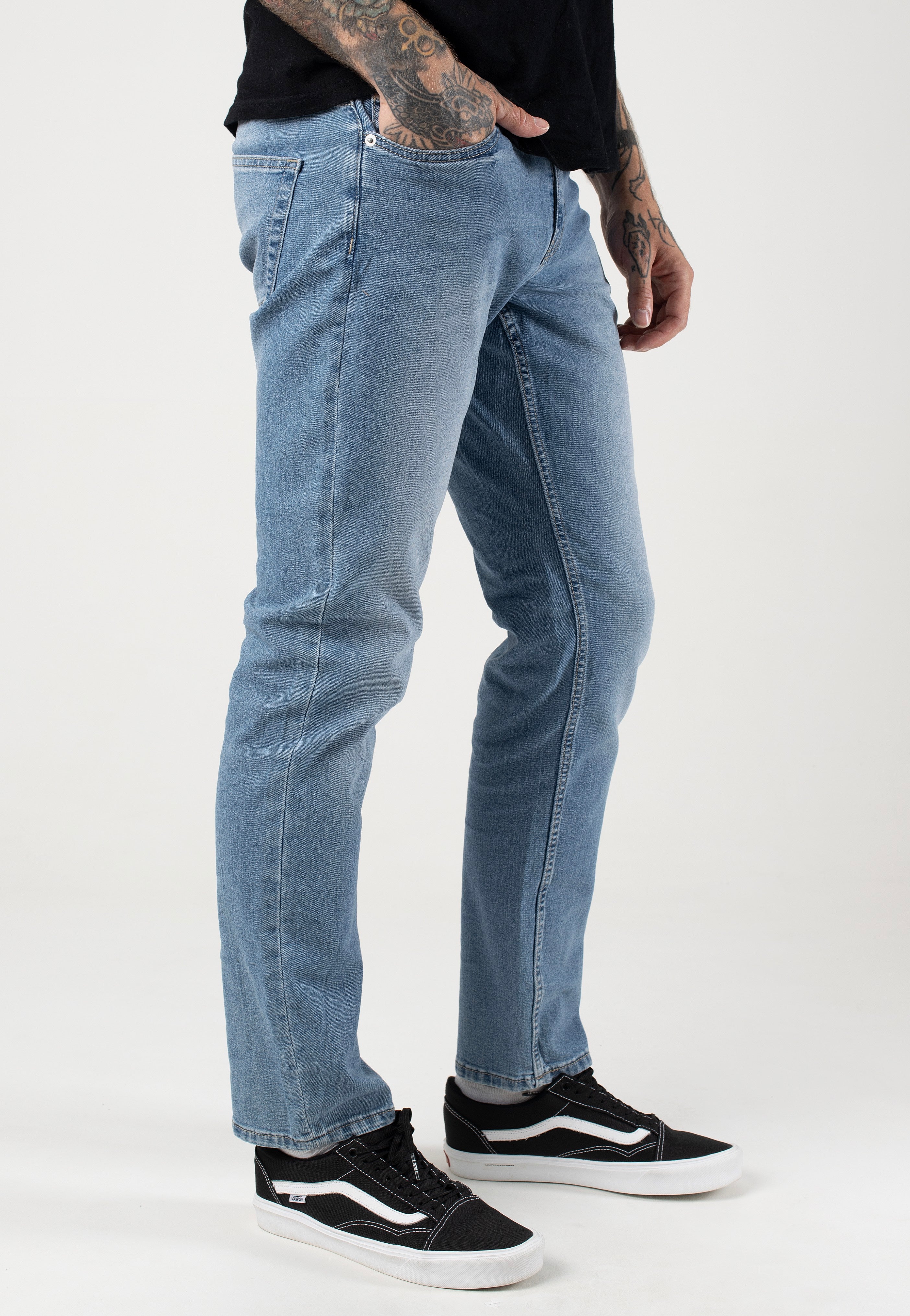 only-sons-weft-reg-jean-slim-bleu-taille-w32-l32 image 2