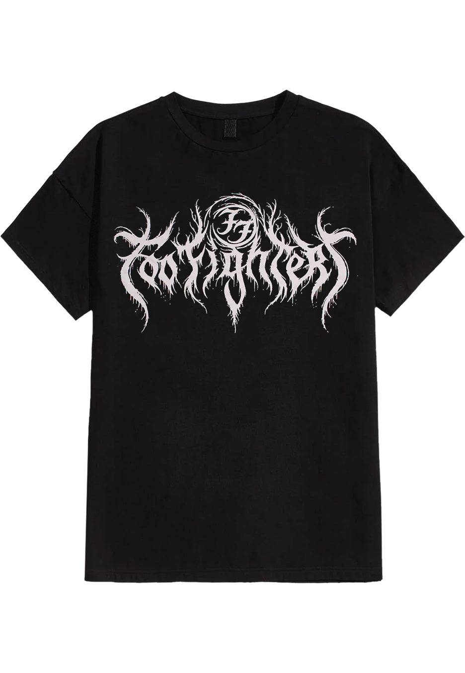 foo-fighters-metal-logo-t-shirt-noir-xl image 1