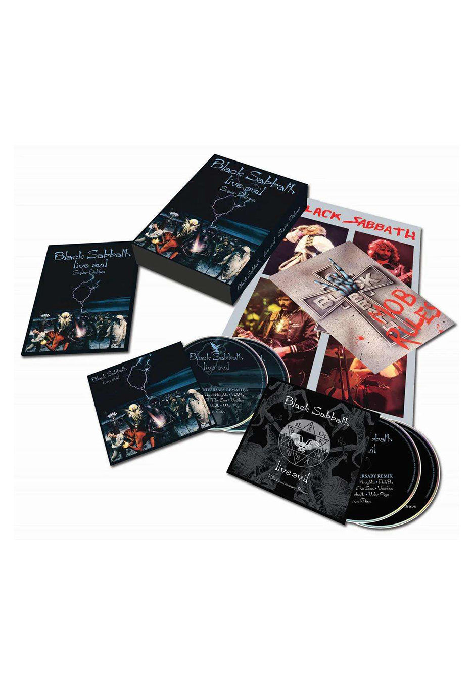 black-sabbath-live-evil-40th-coffret-4-cd-deluxe image 1