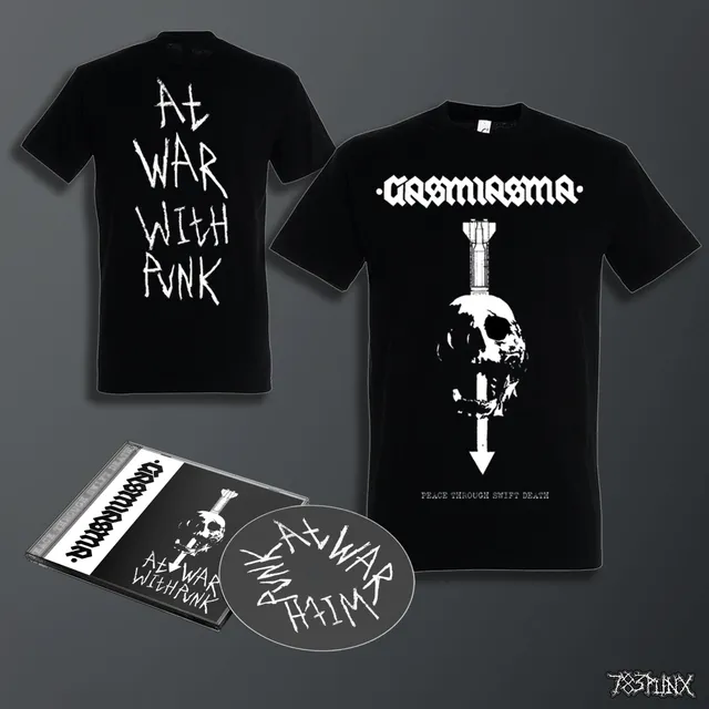 gasmiasma-at-war-with-punk-cd-t-shirt-bundle image 1