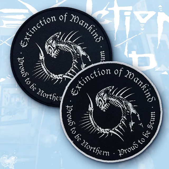 extinction-of-mankind-proud-to-be-scum-patch-tiss-bordure-noire image 1