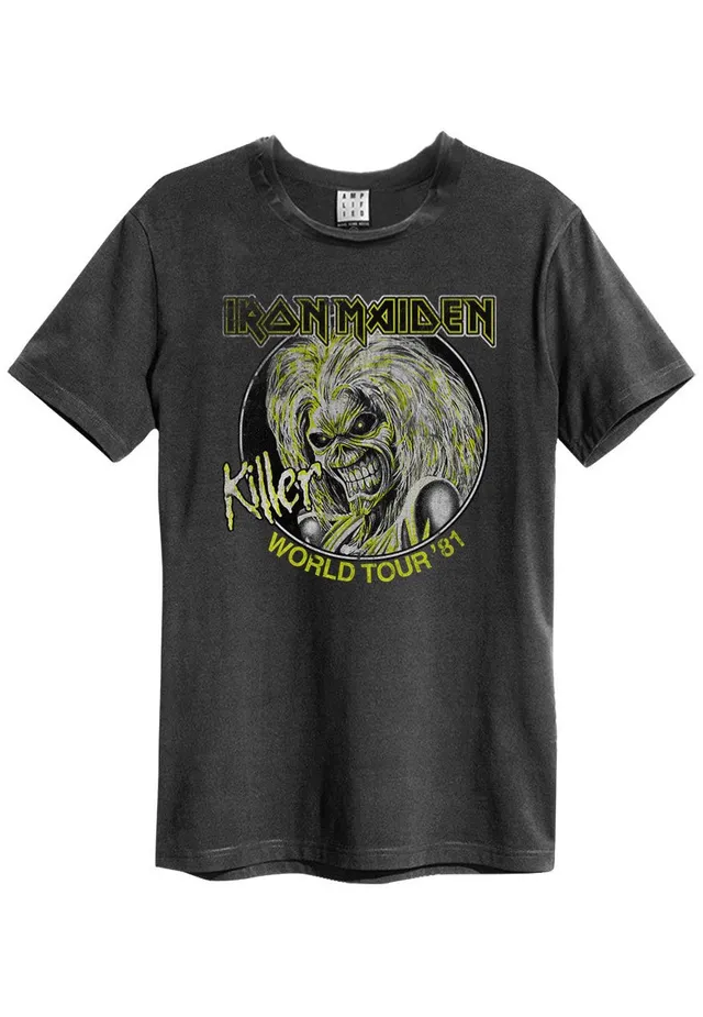 iron-maiden-killers-t-shirt-homme-gris-heavy-metal image 1