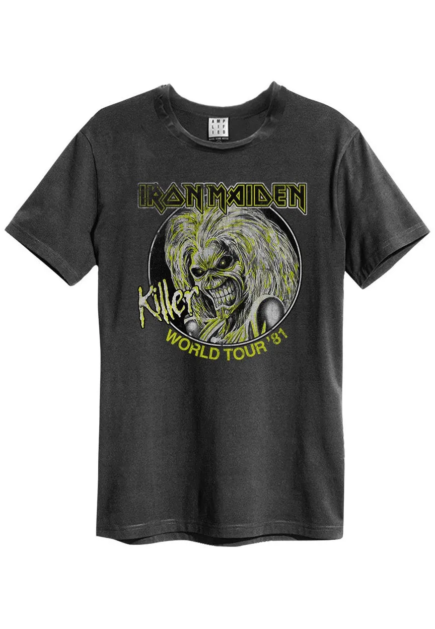 iron-maiden-killers-t-shirt-homme-gris-heavy-metal image 1