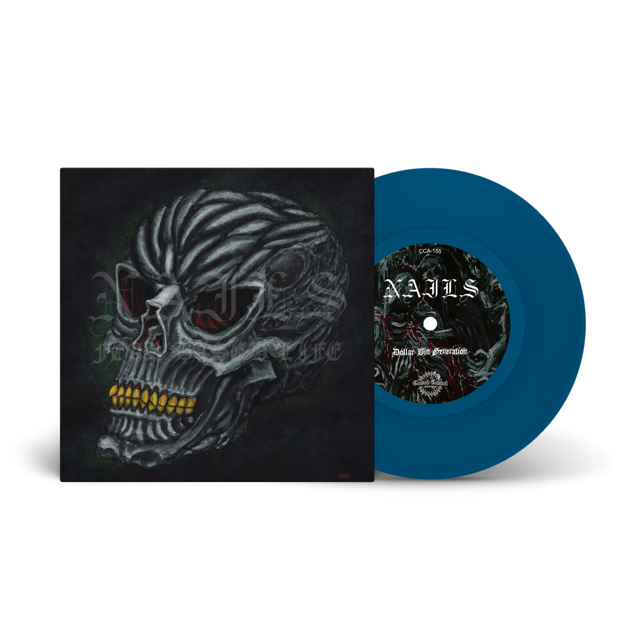 closed-casket-activities-nails-fear-based-life-vinyle-7-bleu image 1