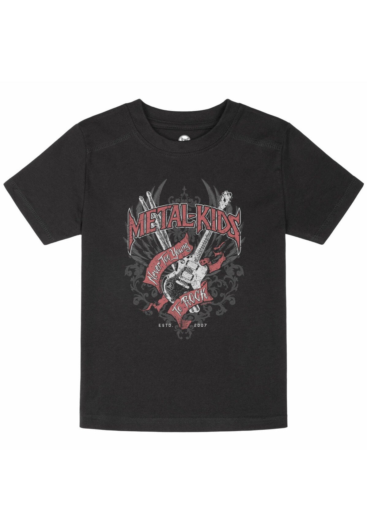 metal-kids-never-too-young-to-rock-t-shirt-enfant image 1