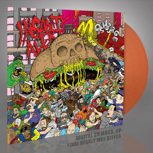 insanity-alert-moshburger-vinyle-lp-orange-transparent image 1