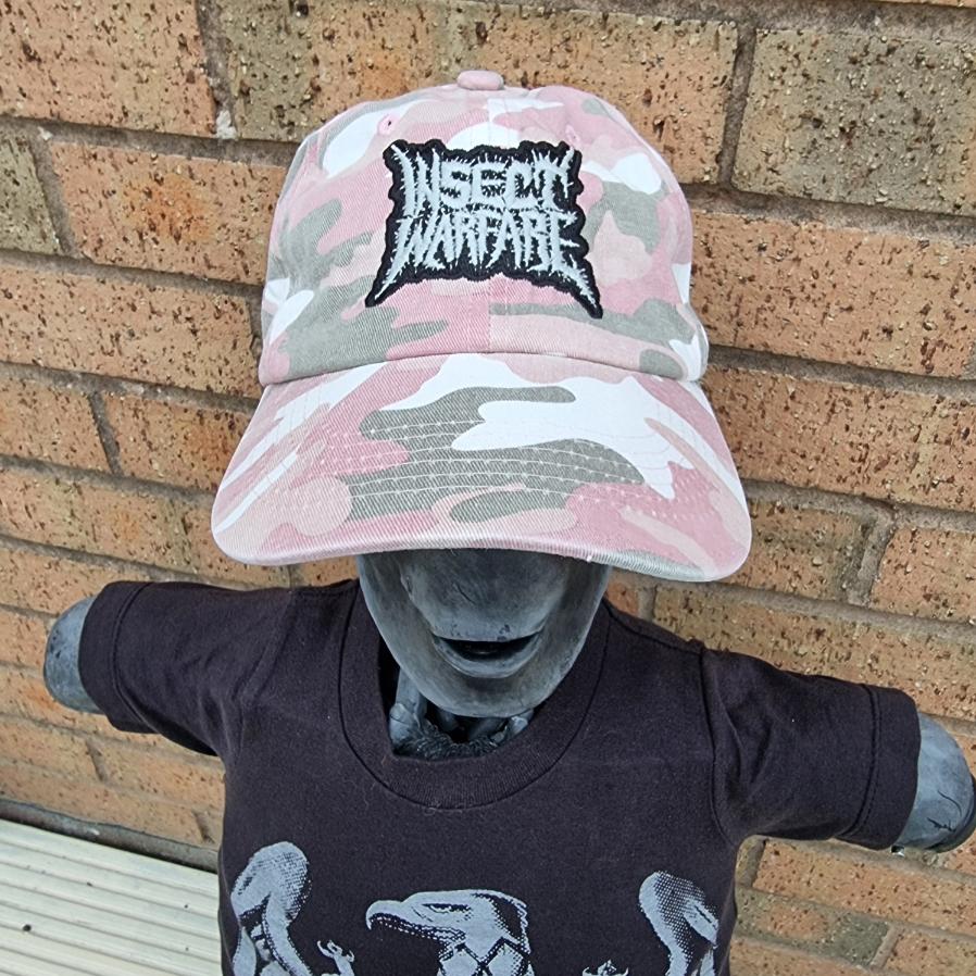 783punx-insect-warfare-casquette-dad-cap-camo-rose-phosphorescent image 1