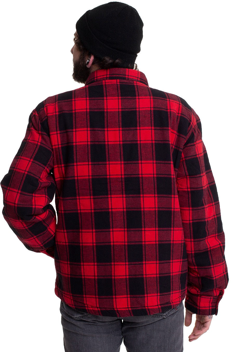 brandit-lumberjacket-red-black-veste-carreaux-m-flanelle image 8
