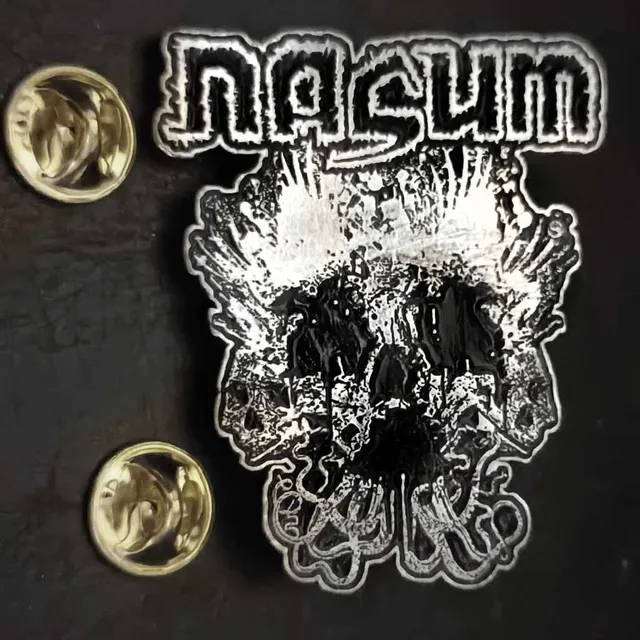 nasum-pin-s-mail-logo-grindcore image 1