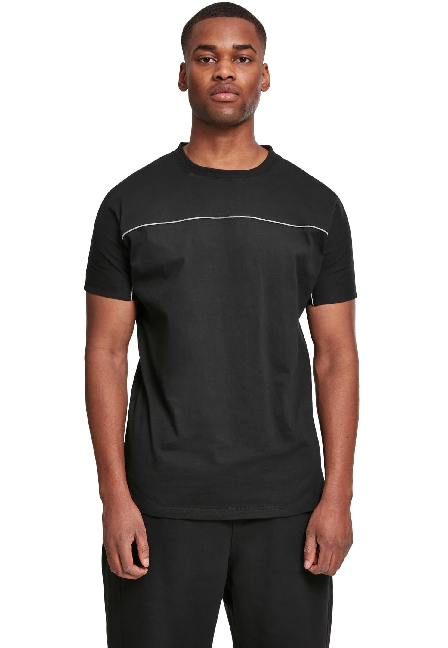 urban-classics-reflective-tee-t-shirt-noir-basic image 5