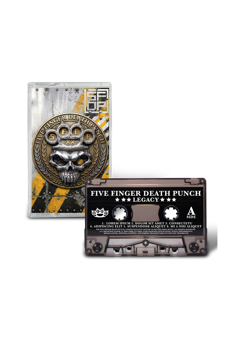 five-finger-death-punch-legacy-cassette-indie-exclusive-nu-metal image 1