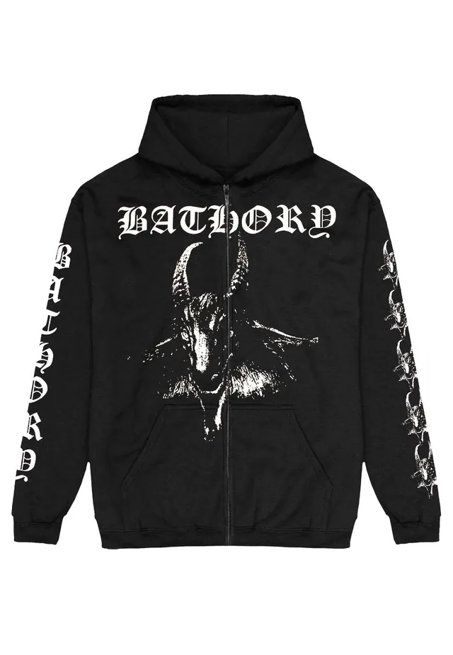 bathory-goat-zipper-noir-sweat-black-metal image 1