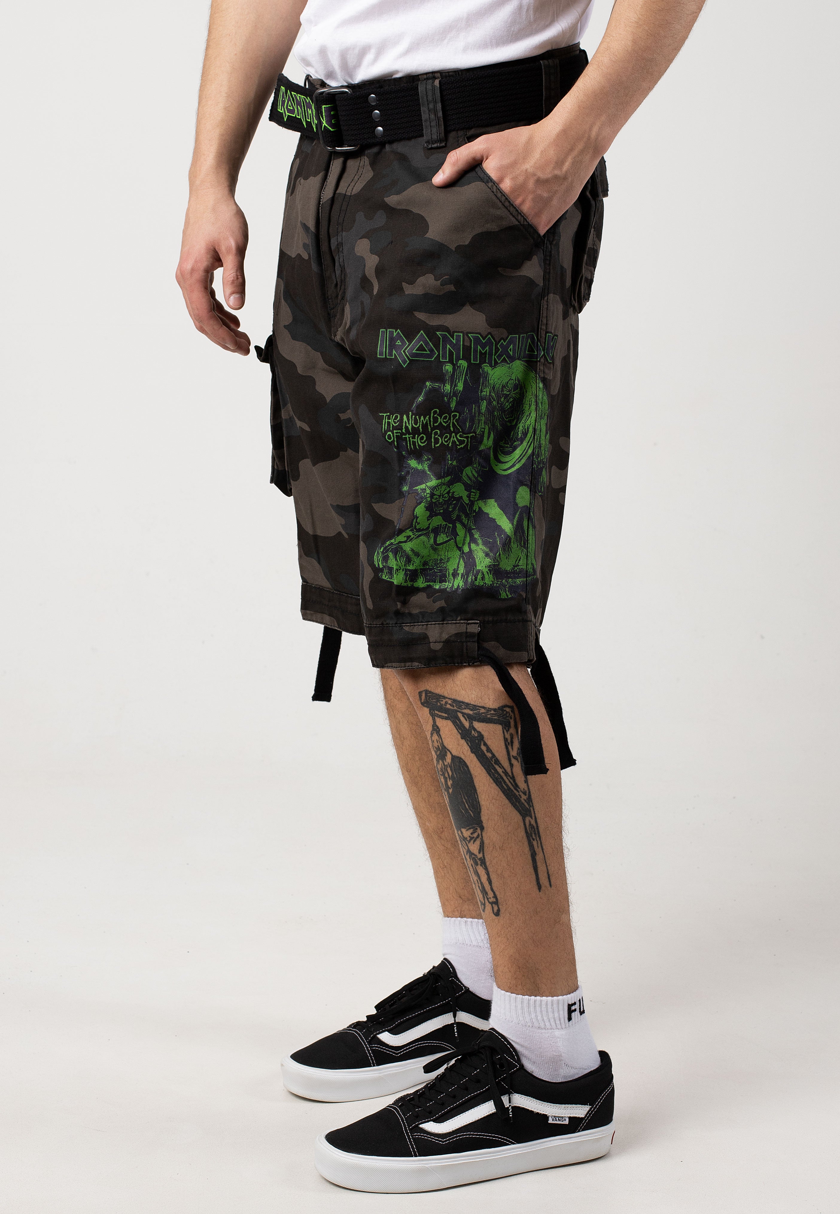 iron-maiden-number-of-the-beast-short-cargo-darkcamo image 3