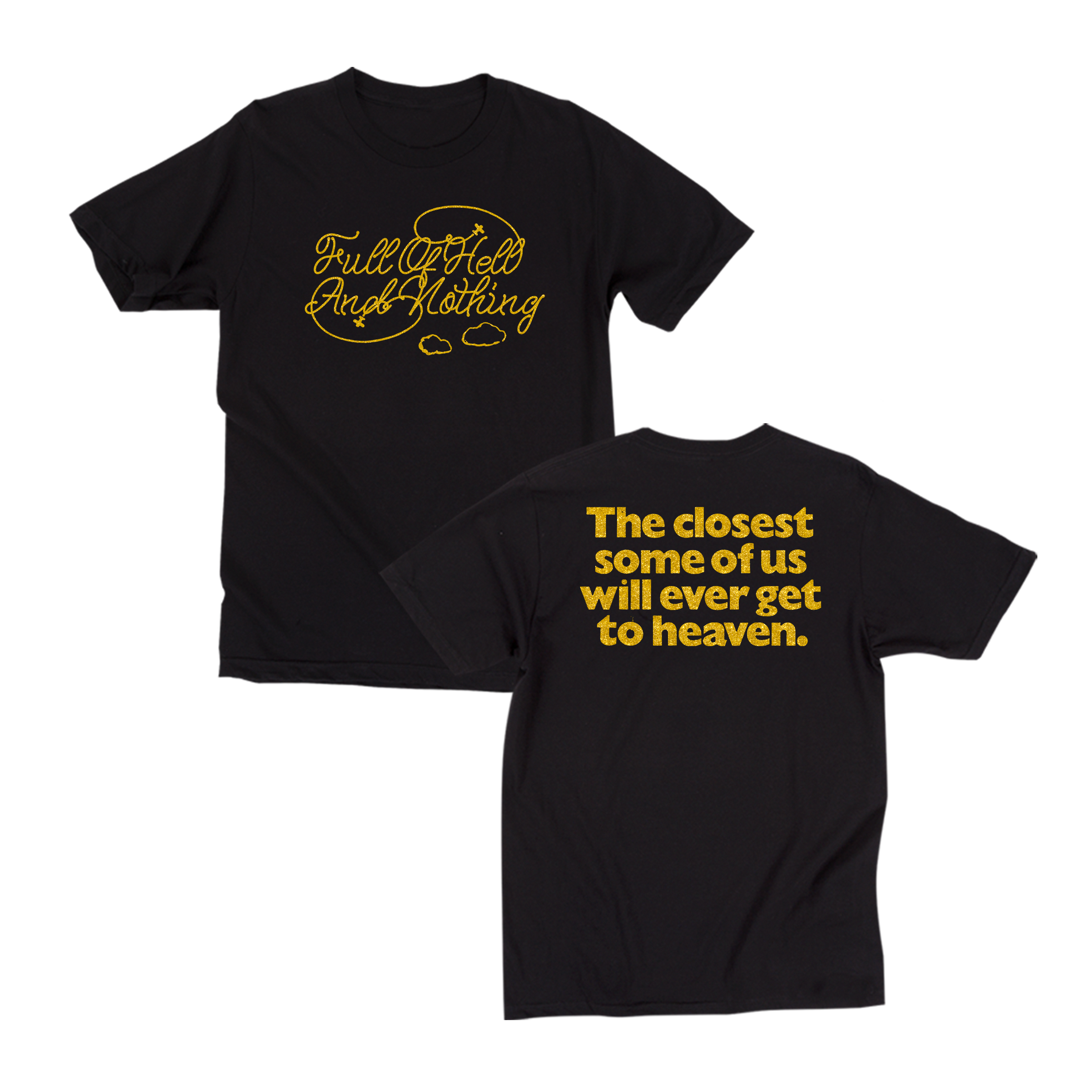 closed-casket-activities-full-of-hell-nothing-heaven-t-shirt-l image 1