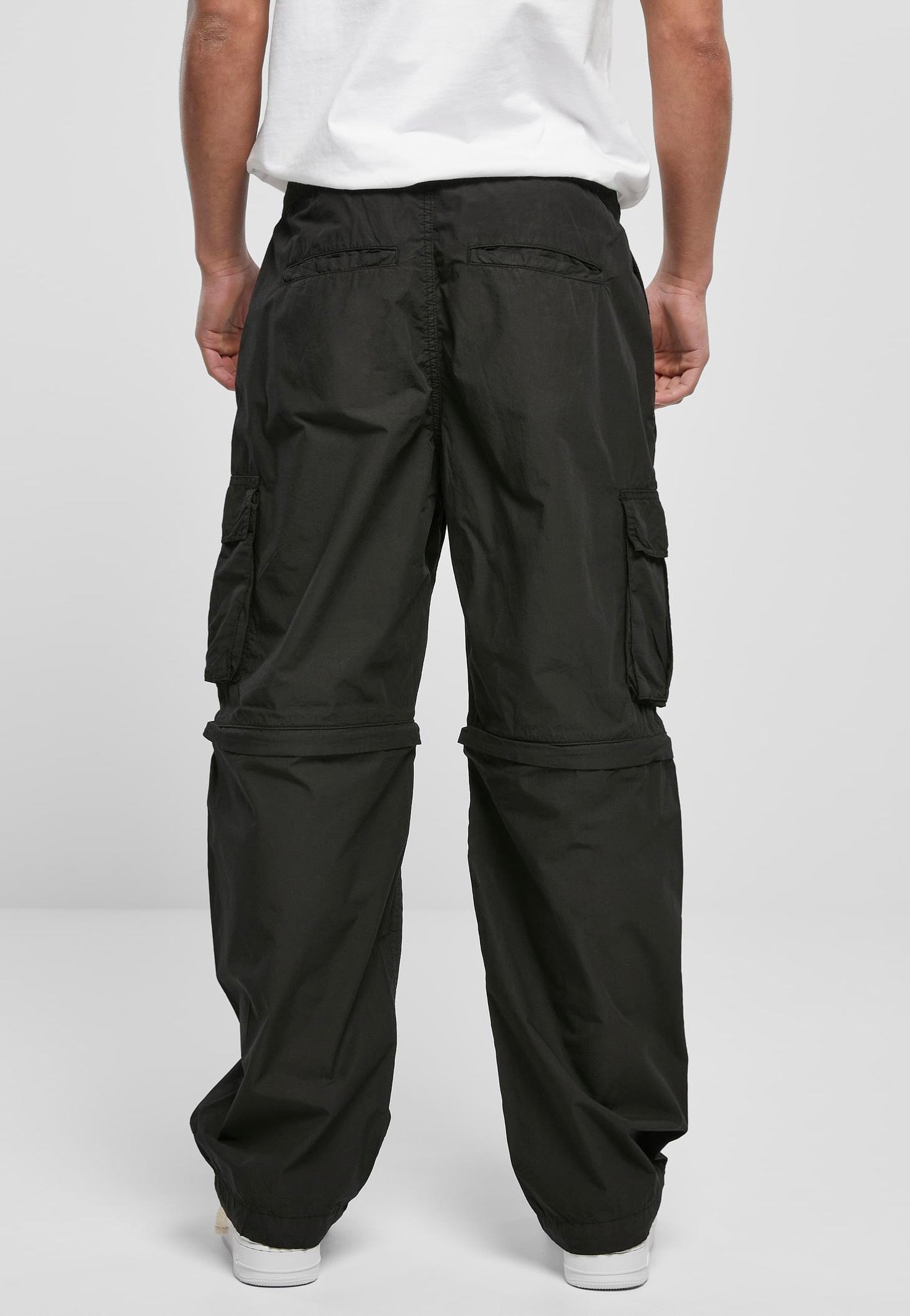 urban-classics-zip-away-black-pantalon-cargo-noir image 5