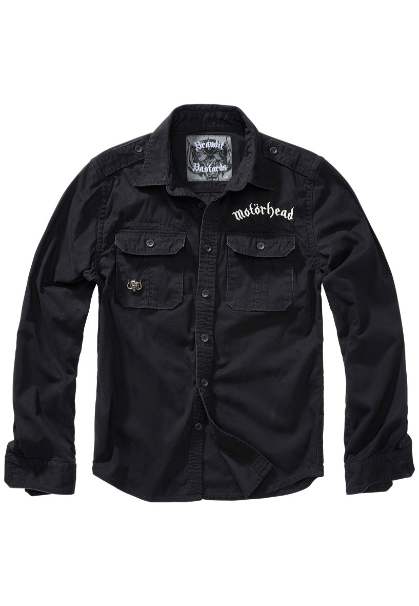 brandit-x-mot-rhead-vintage-shirt-manches-longues-noir image 1