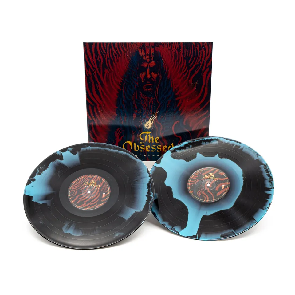 the-obsessed-incarnate-vinyle-2lp-bleu-noir-gatefold image 1