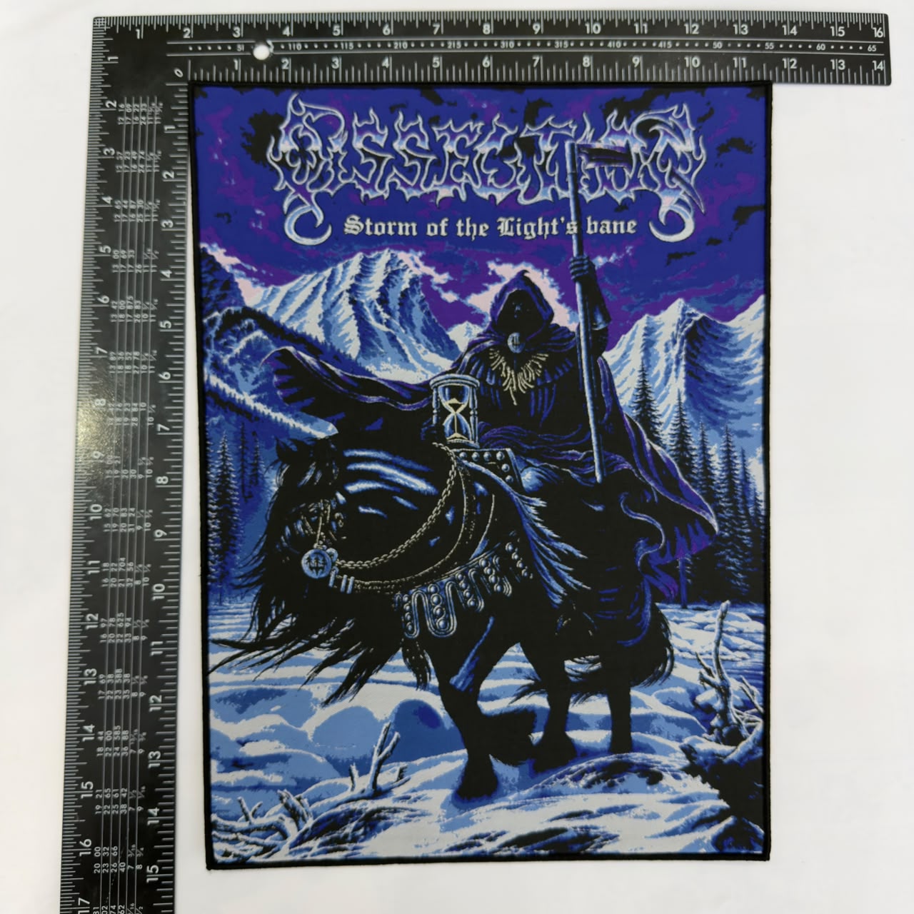 783punx-dissection-storm-of-the-light-s-bane-backpatch-tiss-bordure-bleue image 5