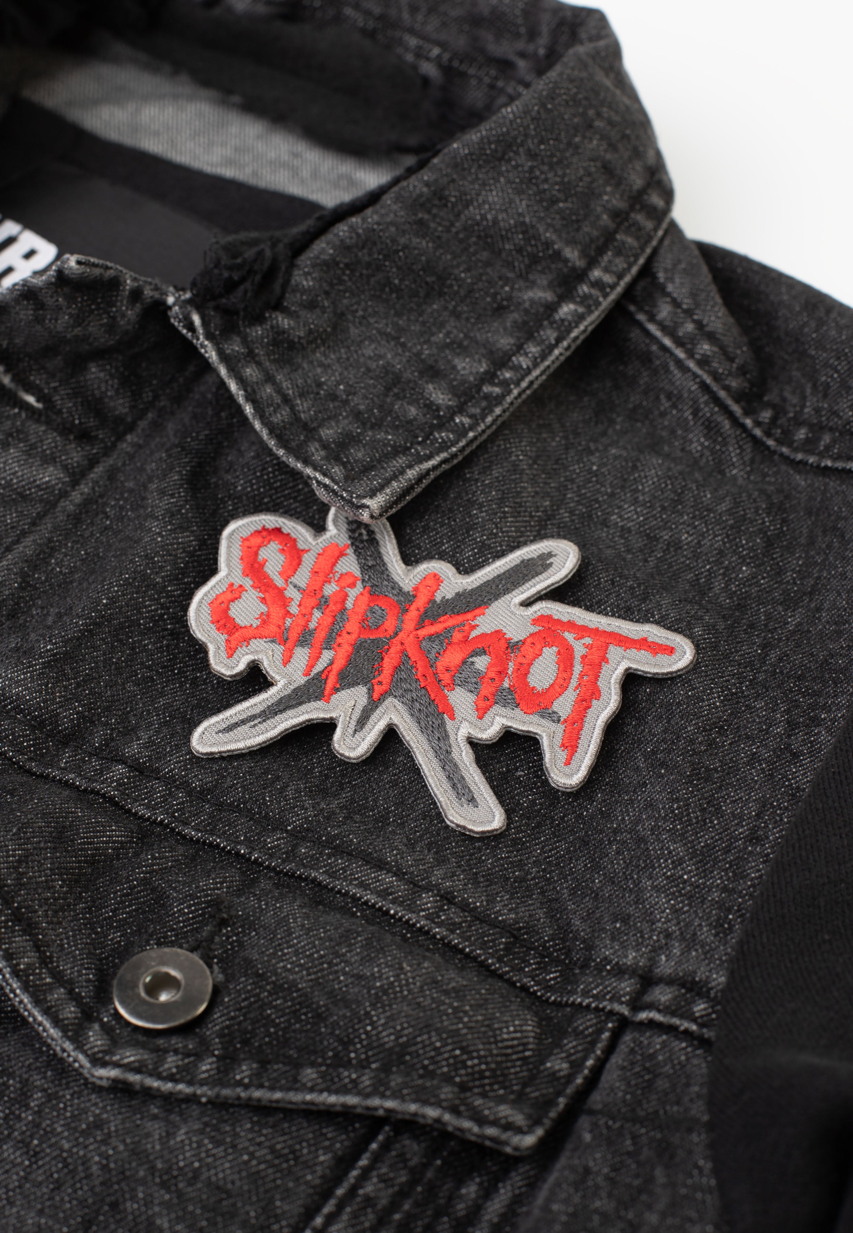 slipknot-9-point-star-patch-cusson-gris image 2