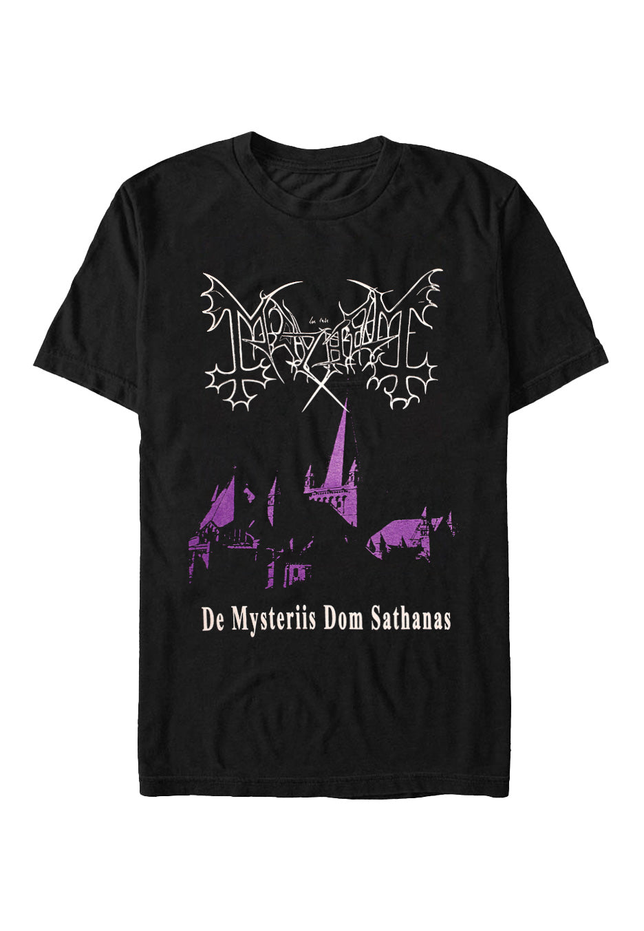 mayhem-de-mysteriis-t-shirt-noir-black-metal image 1