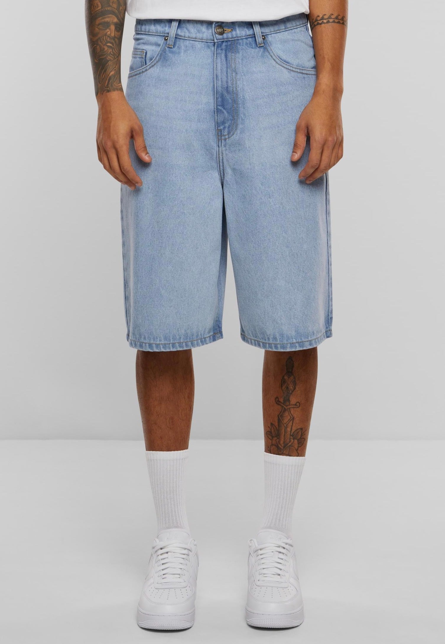 urban-classics-90-s-heavy-denim-short-jean-new-light-blue-washed-w32 image 1