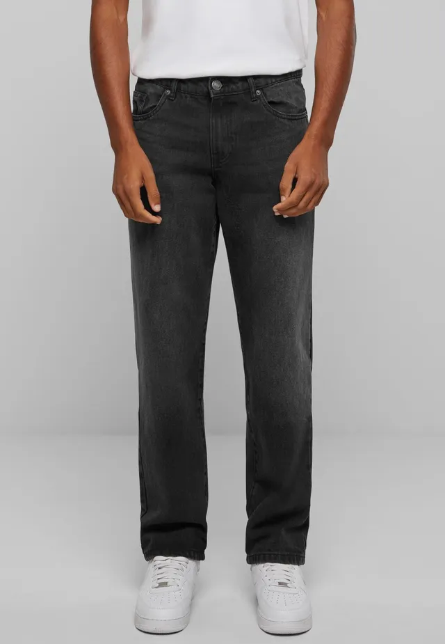 urban-classics-heavy-ounce-straight-fit-jean-black-washed-w32 image 1