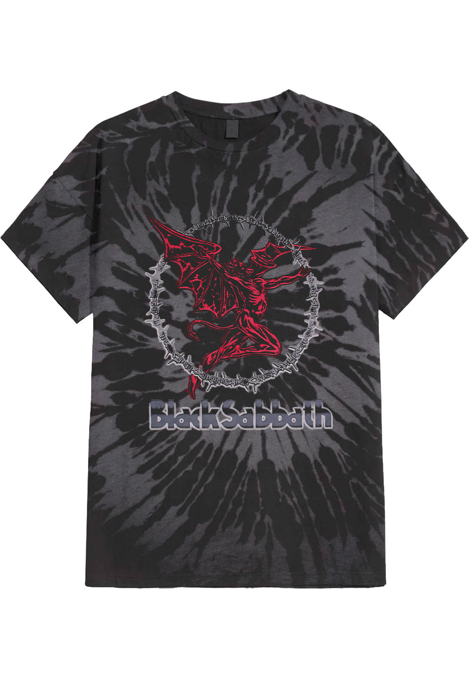 black-sabbath-red-henry-t-shirt-gris-washed-hard-rock image 1