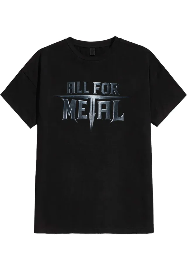 all-for-metal-legends-logo-t-shirt-noir-heavy-metal image 1