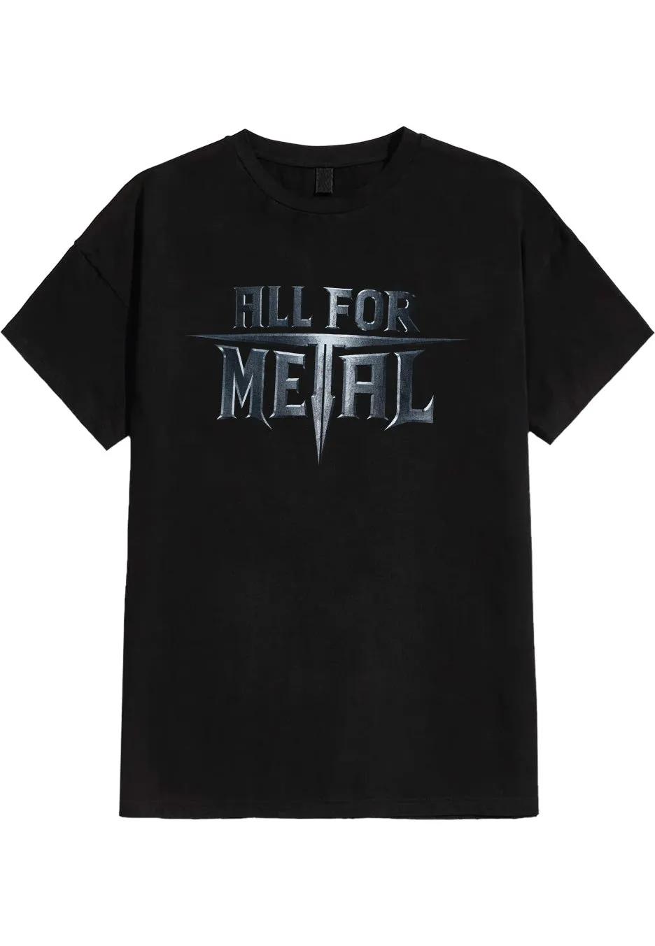 all-for-metal-legends-logo-t-shirt-noir-heavy-metal image 1
