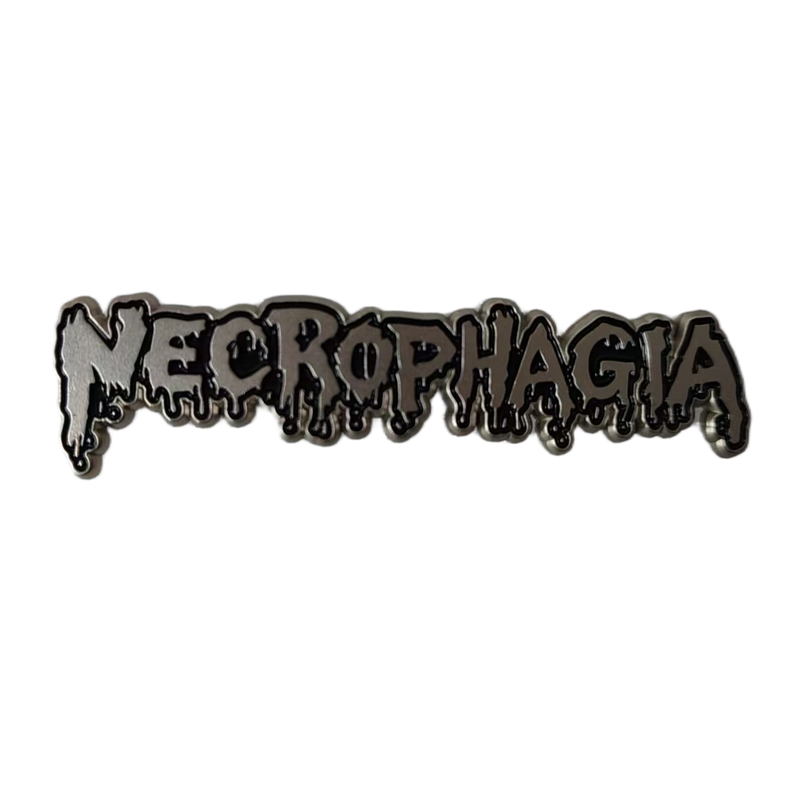 necrophagia-logo-pin-mail-m-tal-60x15mm image 2