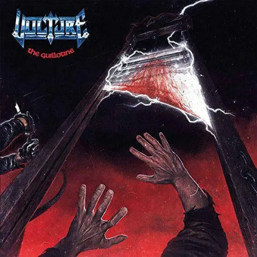 vulture-the-guillotine-vinyle-bleu-transparent-ltd-500-speed-metal image 1