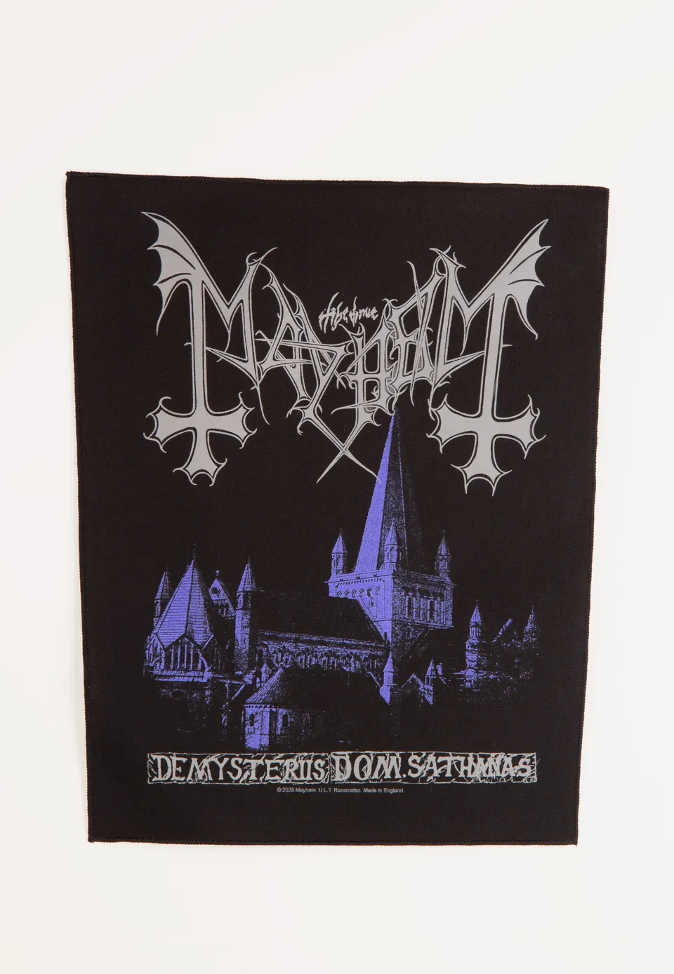 mayhem-de-mysteriis-dom-sathanas-backpatch-taille-unique image 1