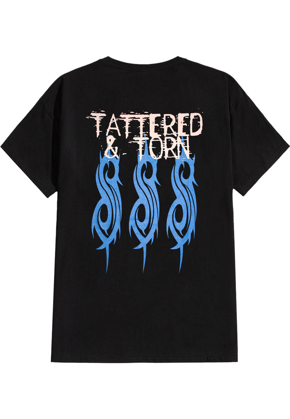 slipknot-tattered-torn-t-shirt-noir-homme-m-tal image 2
