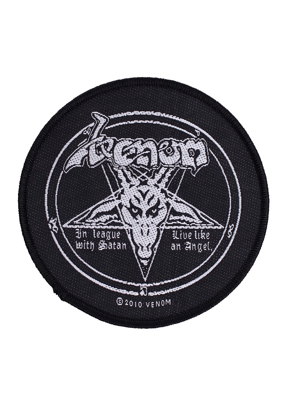 venom-in-league-with-satan-patch-noir-black-metal image 1