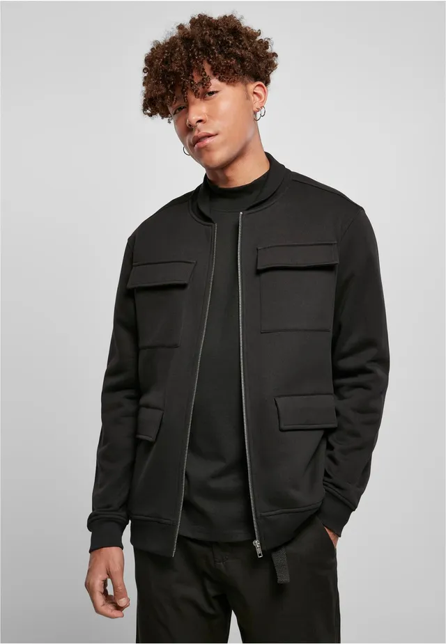 urban-classics-m65-sweat-bomber-veste-noir-homme image 1