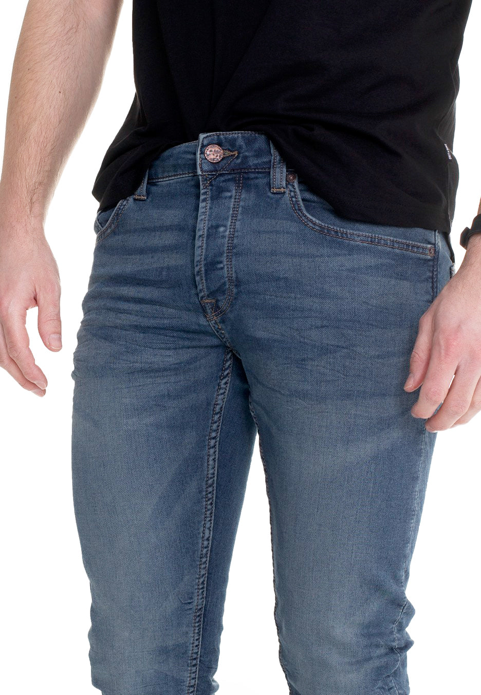 only-sons-loom-jean-slim-bleu-denim-life-blue image 4