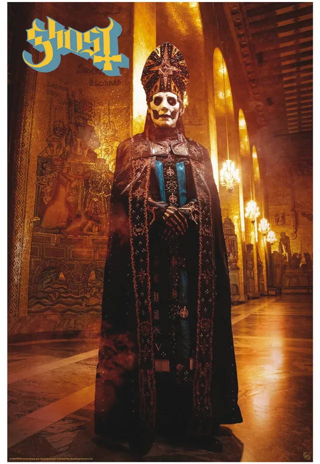 ghost-papa-emeritus-iv-poster-multicolore-taille-unique image 1