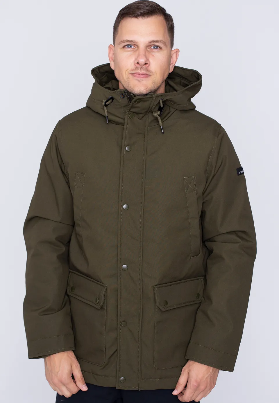 vintage-industries-ledger-veste-olive-homme-streetwear image 1