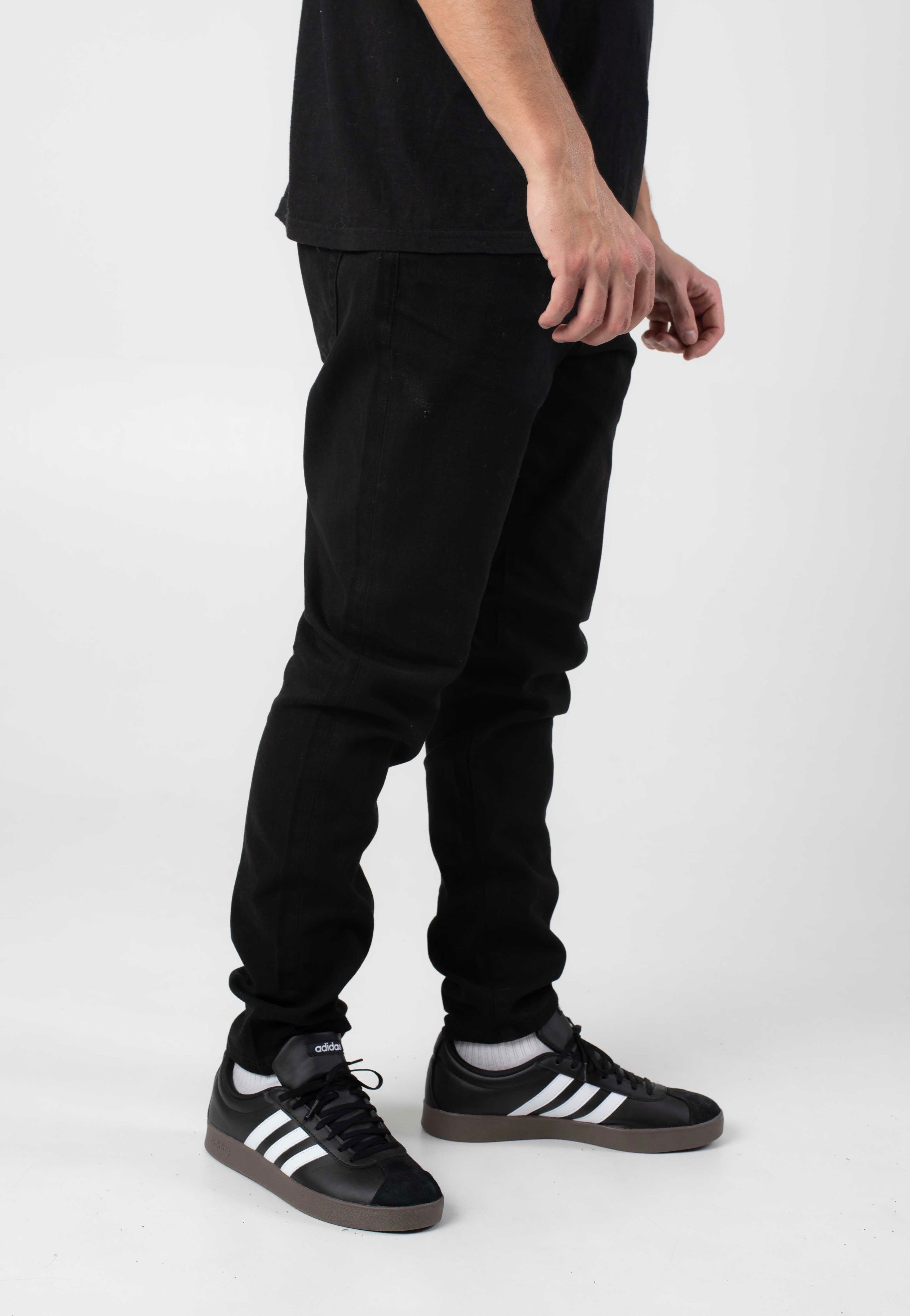 only-sons-rope-slim-jean-noir-tapered-homme image 4