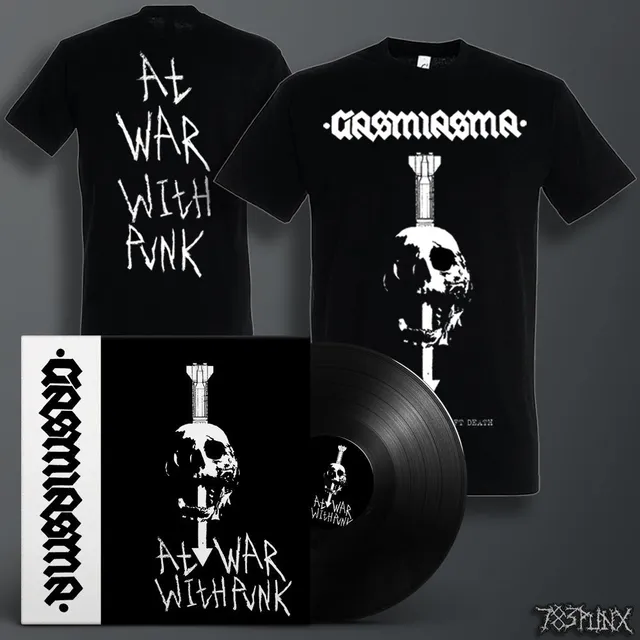 gasmiasma-at-war-with-punk-vinyle-lp-t-shirt-bundle image 1