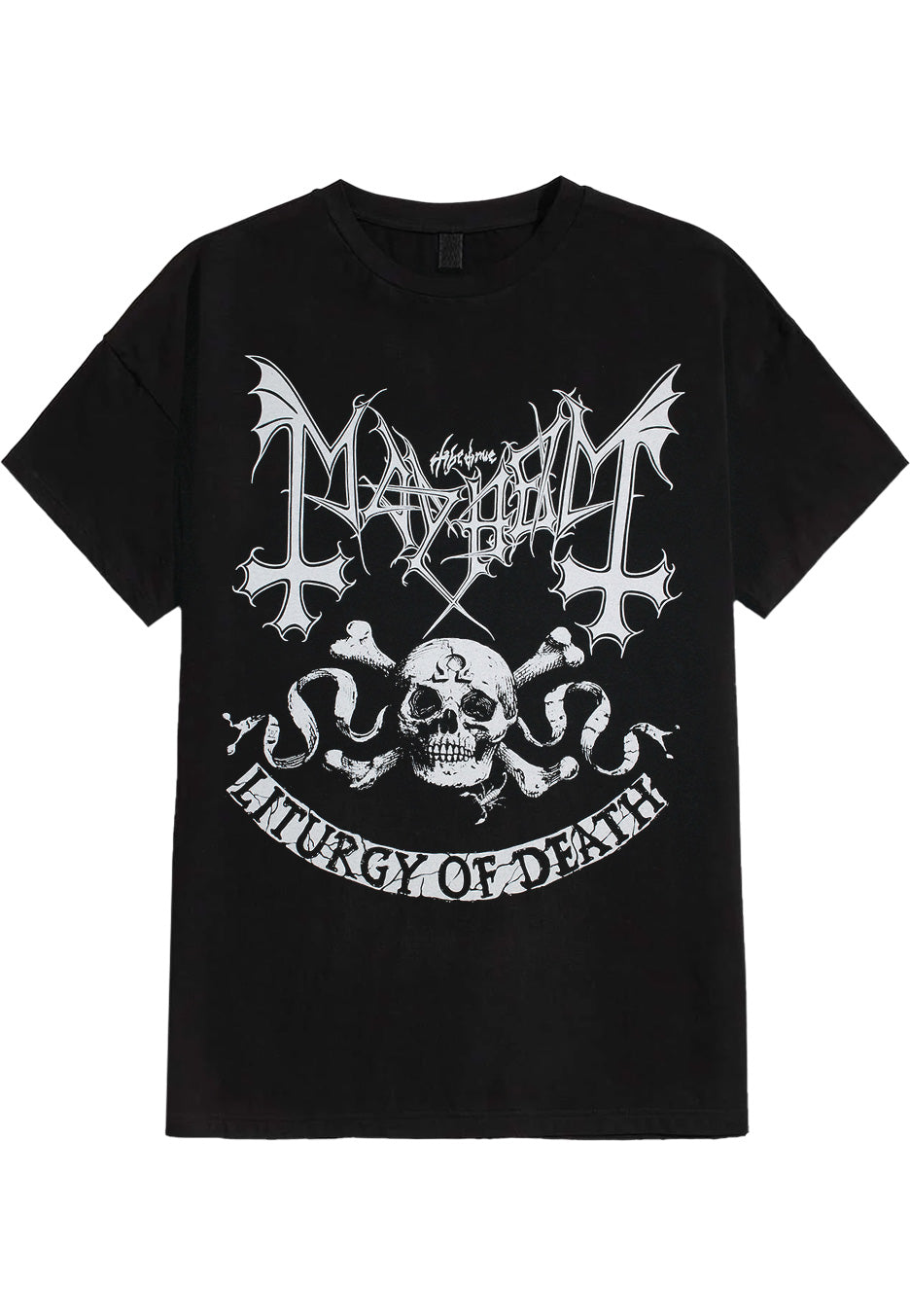 mayhem-skull-omega-t-shirt-noir-manches-courtes image 1