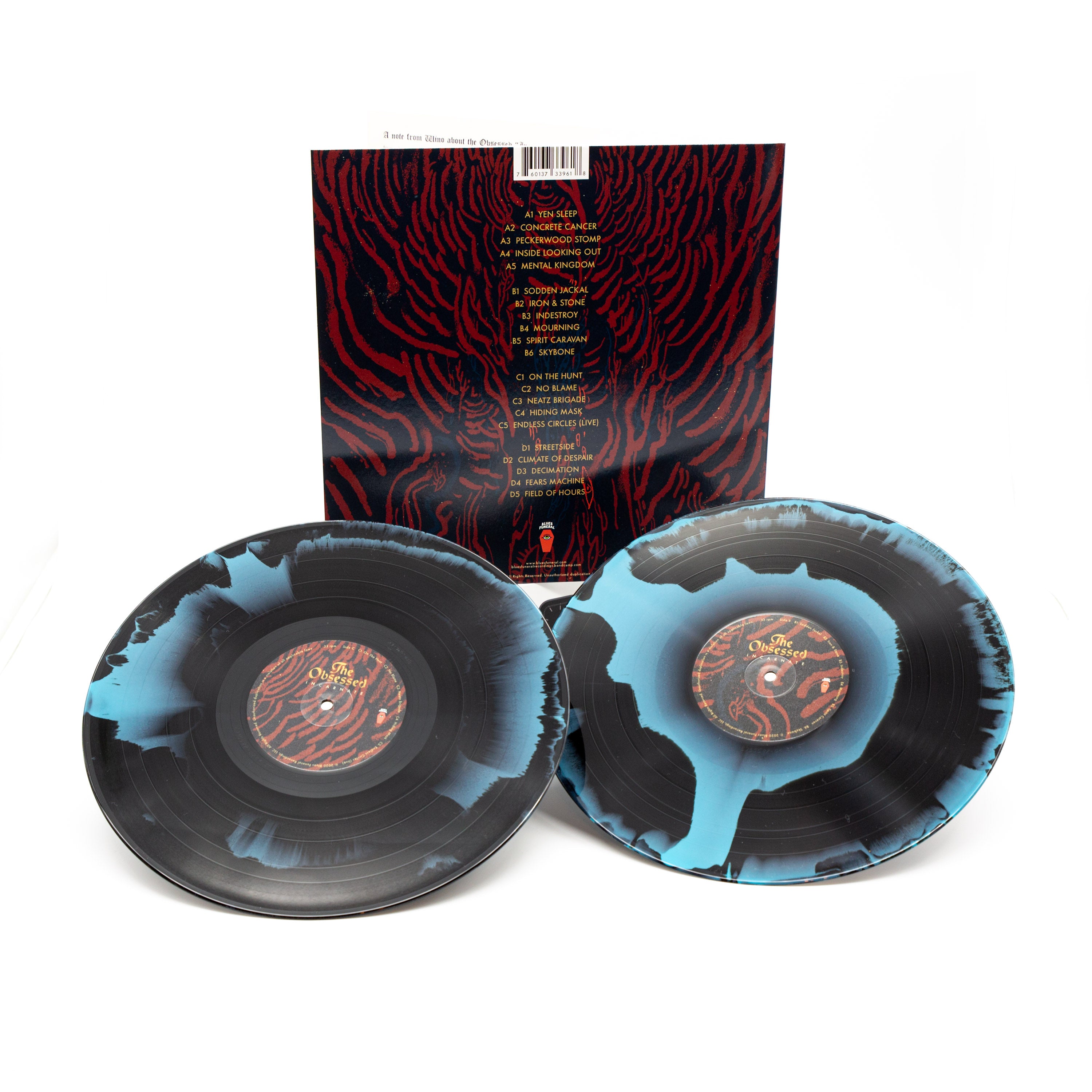 the-obsessed-incarnate-vinyle-2lp-bleu-noir-gatefold-us image 3