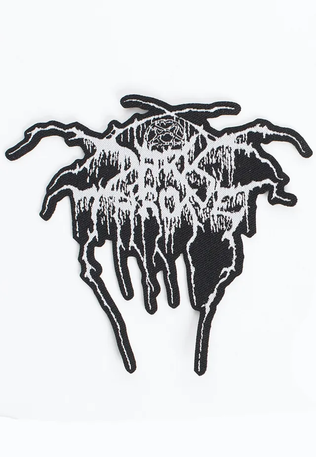 darkthrone-logo-cut-out-patch-cusson-noir image 1