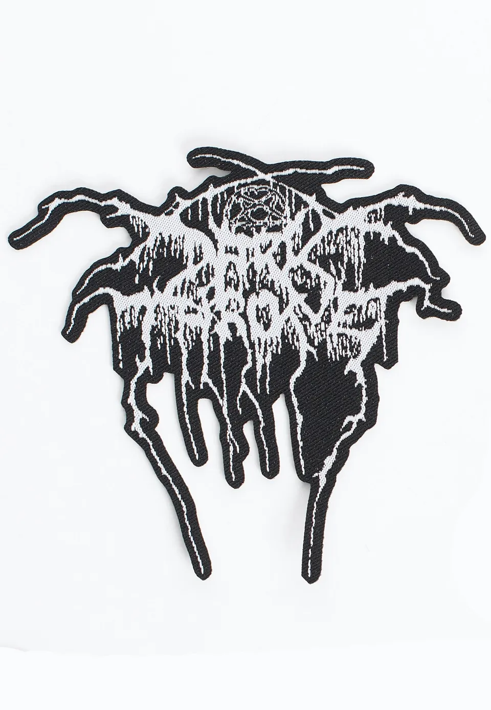 darkthrone-logo-cut-out-patch-cusson-noir image 1