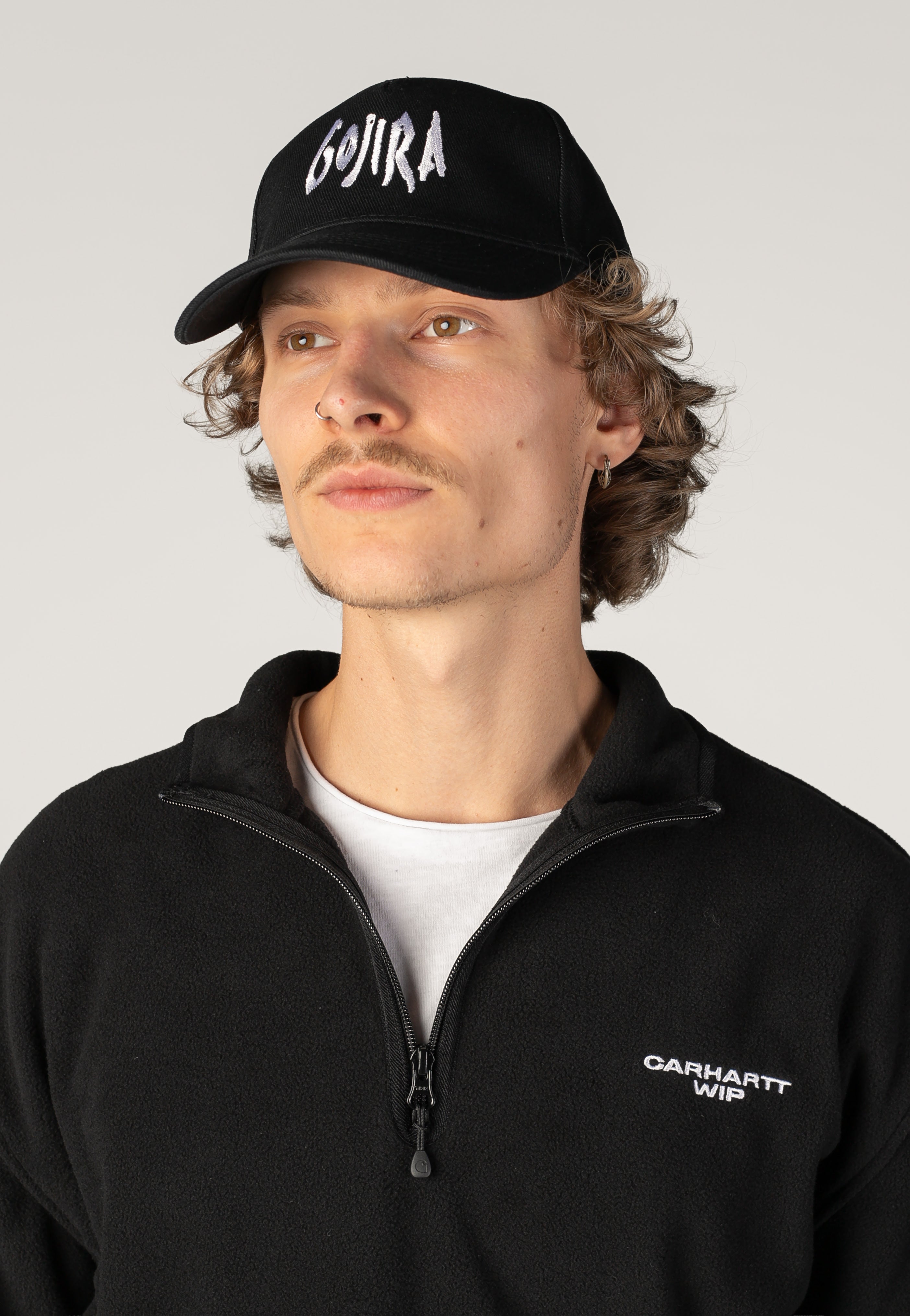 gojira-logo-casquette-snapback-noire-coton-taille-unique image 7