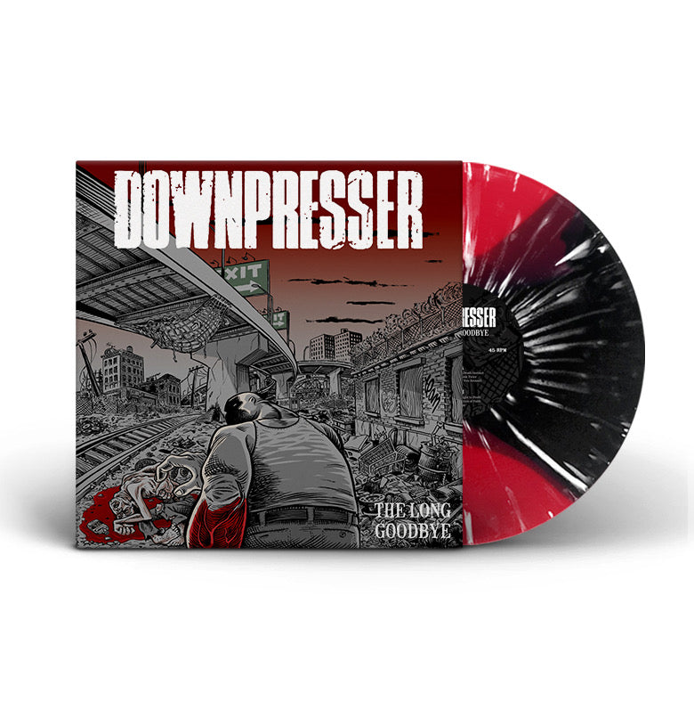 downpresser-the-long-goodbye-vinyle-lp-clear-splatter image 2