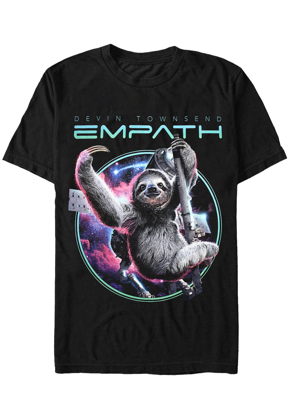 devin-townsend-sloth-in-space-t-shirt-noir-homme image 1